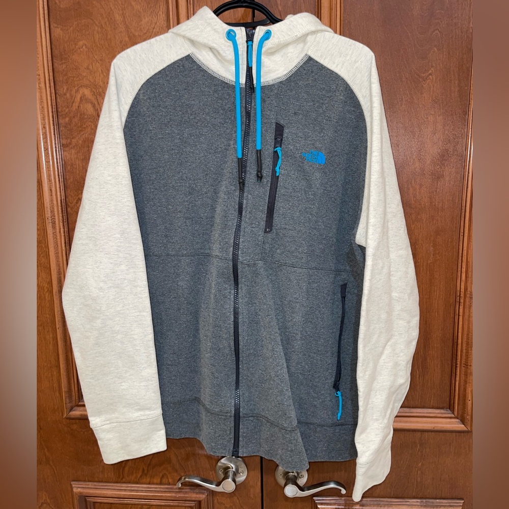 North Face zip up hoodie